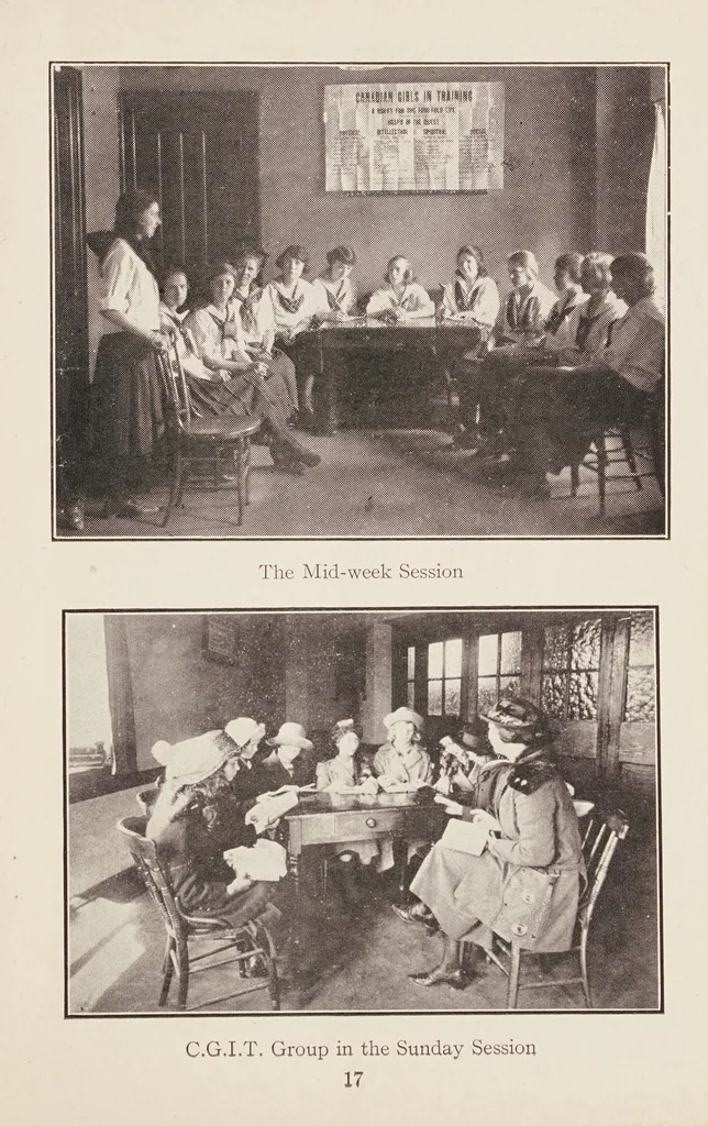 An illustration from The girl's own book, 1923, leaf 25