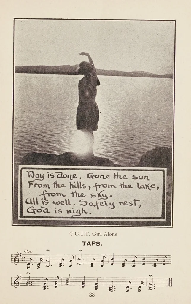 An illustration from The girl's own book, 1923, leaf 41