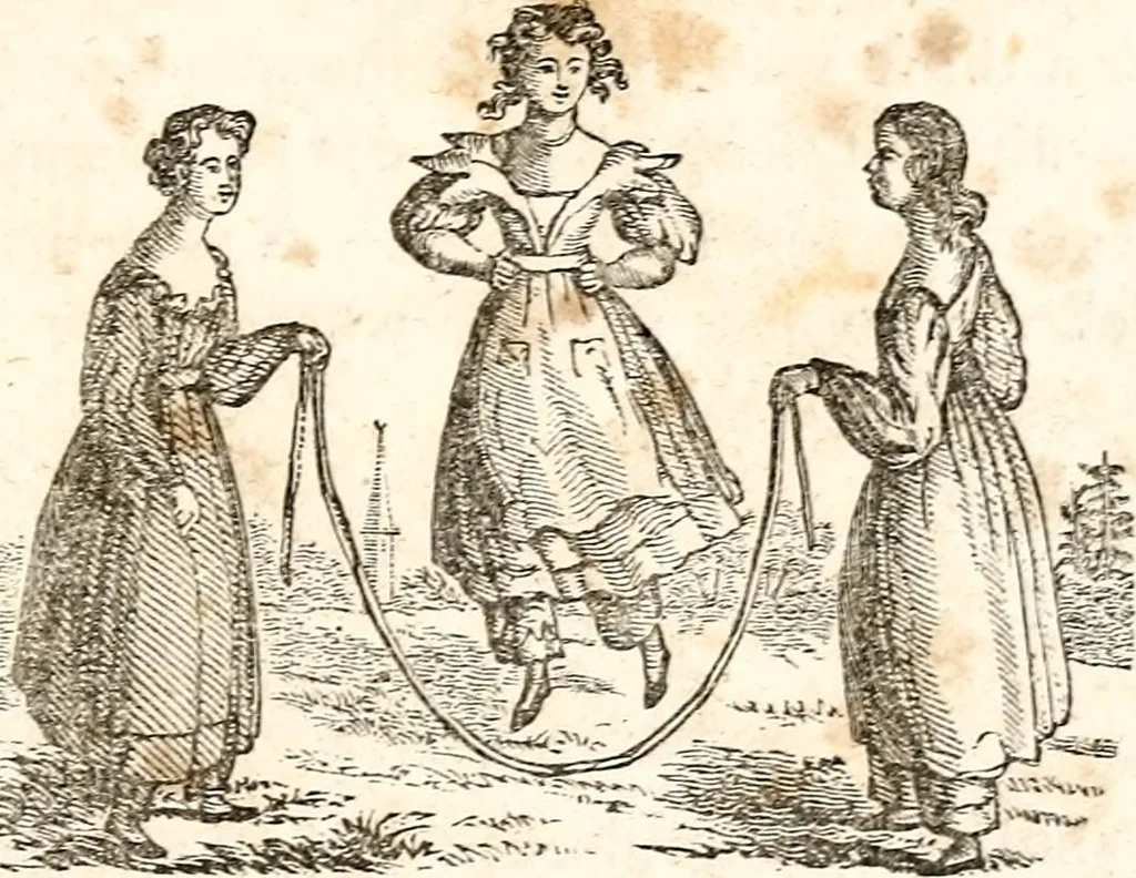 An illustration from The girl's own book, 1833, leaf 108