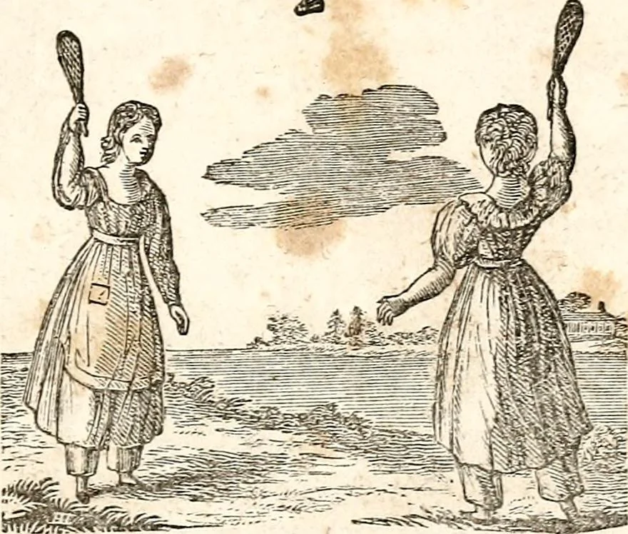 An illustration from The girl's own book, 1833, leaf 112