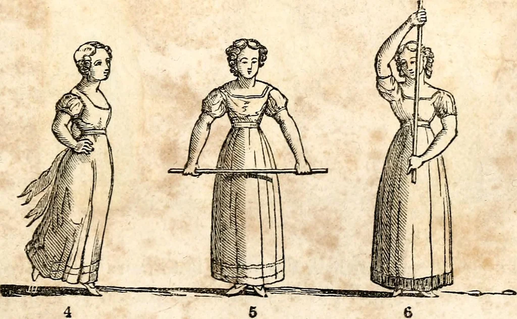 An illustration from The girl's own book, 1833, leaf 116
