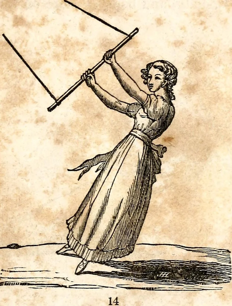 An illustration from The girl's own book, 1833, leaf 120