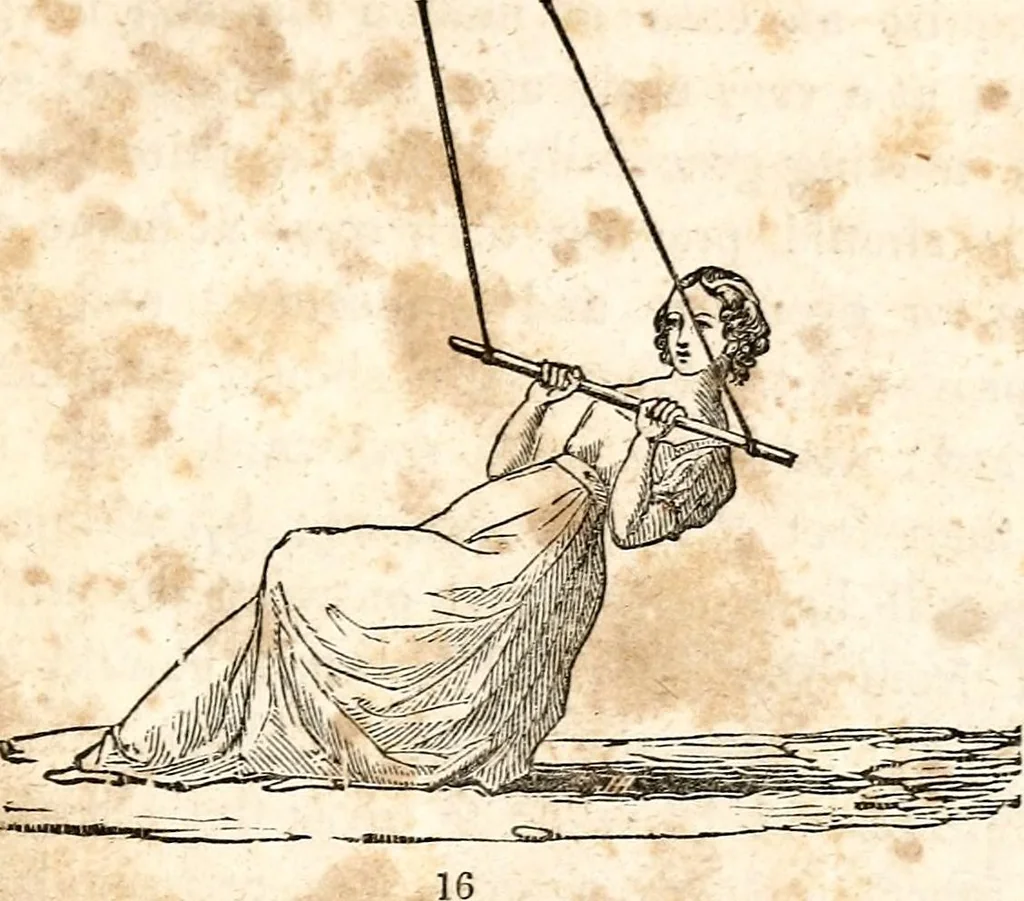 An illustration from The girl's own book, 1833, leaf 122