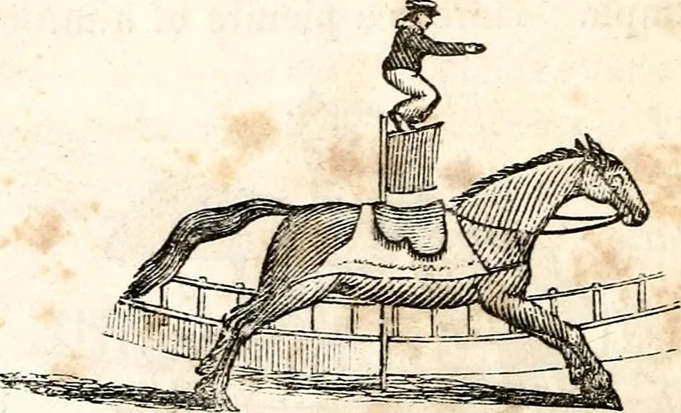 An illustration from The girl's own book, 1833, leaf 201
