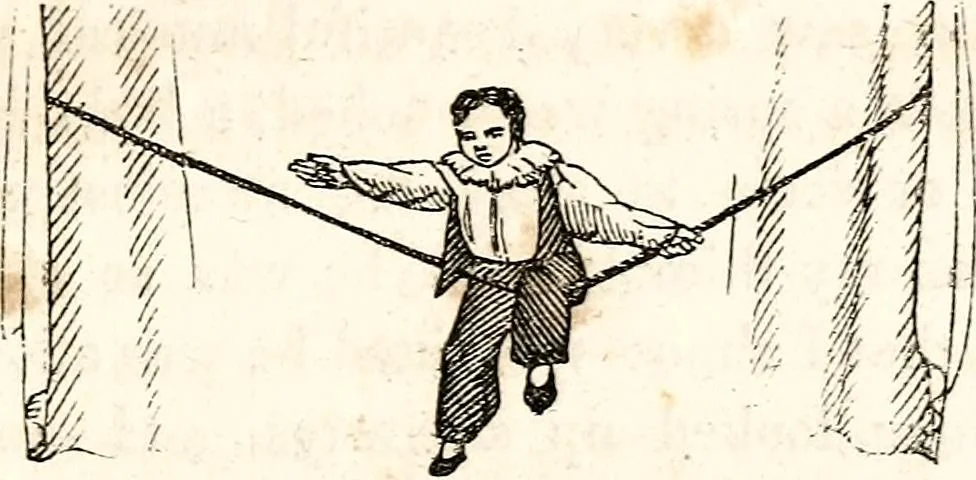 An illustration from The girl's own book, 1833, leaf 204