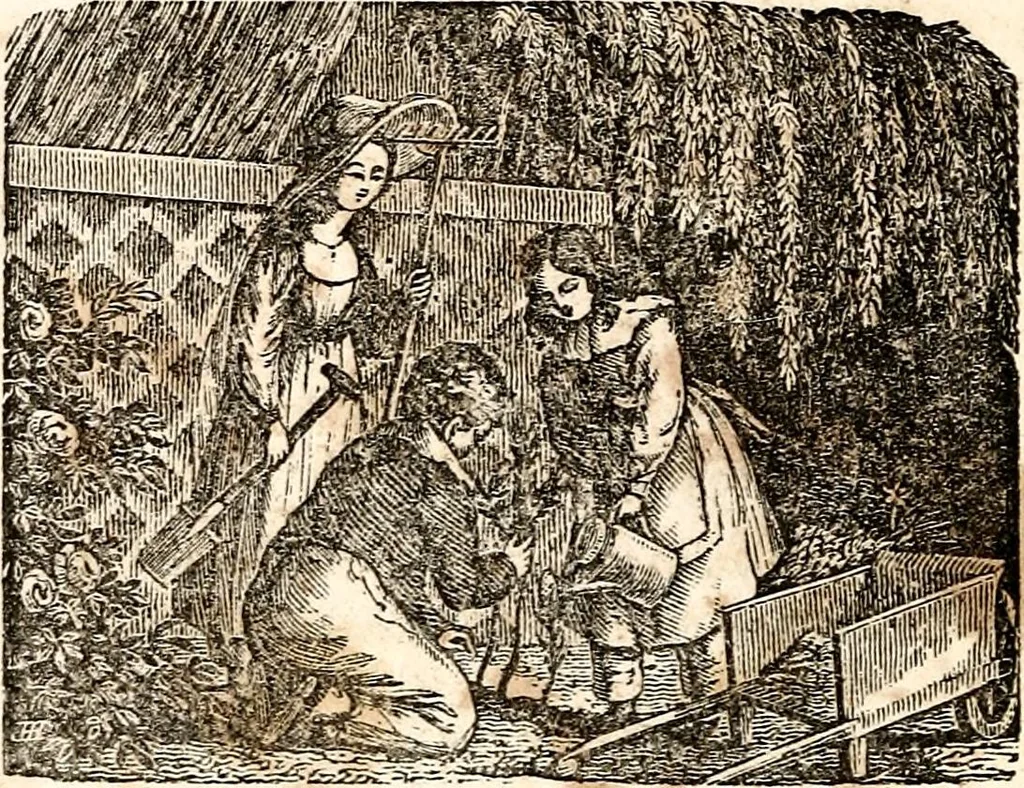 An illustration from The girl's own book, 1833, leaf 251