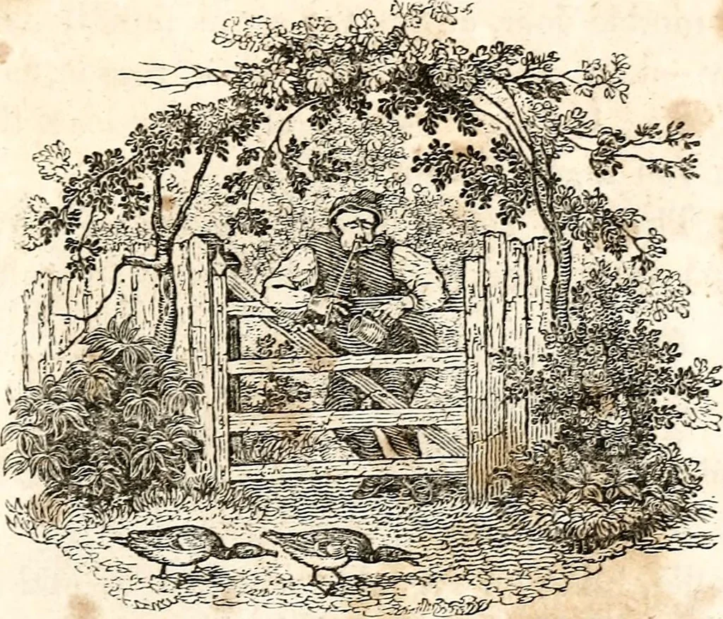 An illustration from The girl's own book, 1833, leaf 258
