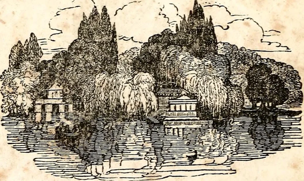 An illustration from The girl's own book, 1833, leaf 293