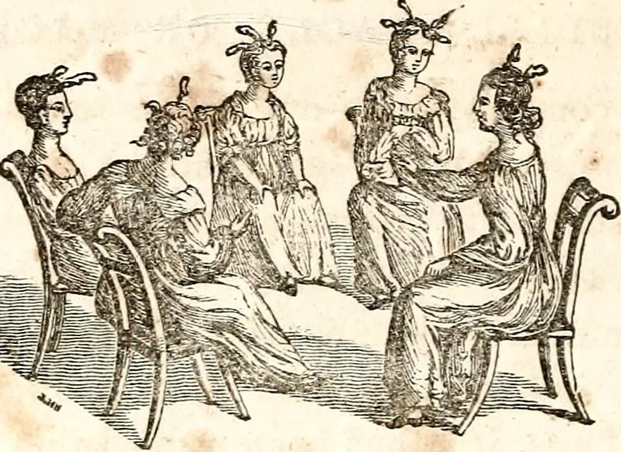 An illustration from The girl's own book, 1833, leaf 31