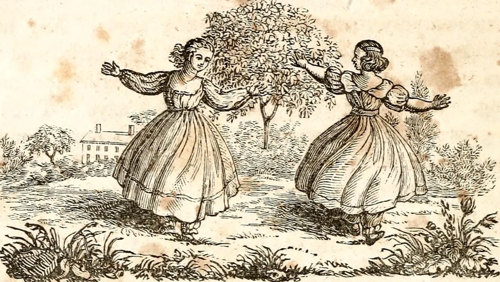 An illustration from The girl's own book, 1833, leaf 45