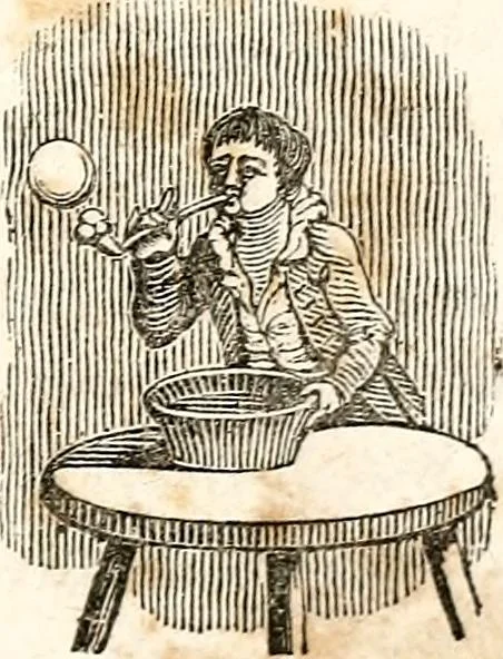 An illustration from The girl's own book, 1833, leaf 72