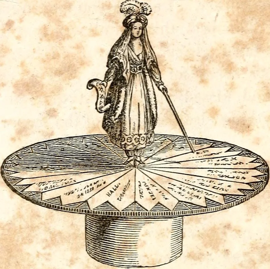 An illustration from The girl's own book, 1833, leaf 85