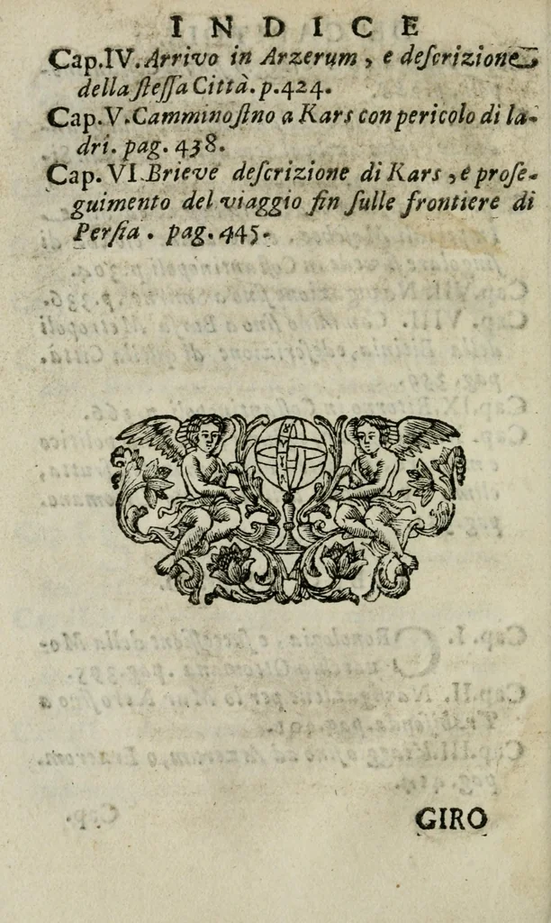 An illustration from Giro del mondo del dottor d. Gio. Francesco Gemelli Careri, 1699, leaf 22