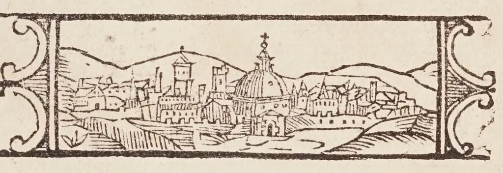 An illustration from Girolamo Borro ... Del flvsso, e reflvsso del mare, & dell'inondatione del Nilo, 1583, leaf 257