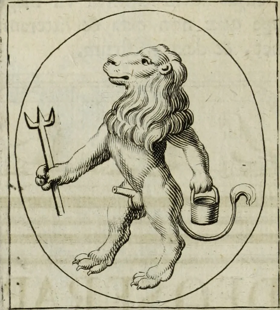 An illustration from Gisb. Cuperi Harpocrates, sive, Explicatio imagunculae argenteae perantiquae, quae in figuram Harpocratis formata representat solem : ejusdem Monumenta antiqua inedita ... ; accedit Stephani Le Moine Epistola de Melanophoris, 1687, leaf 59