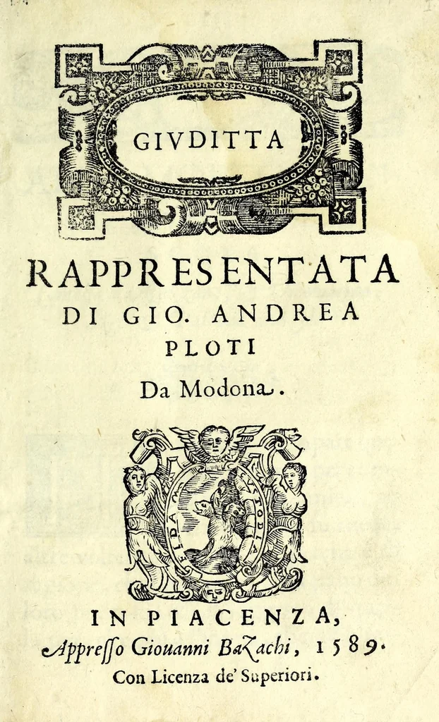 An illustration from Givditta : rappresentata, 1589, leaf 5