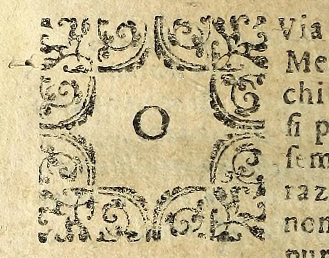 An illustration from Gl'amanti schiavi : comedia ridicolosa, o piutosto, capriccioso chriribizzo, 1631, leaf 76