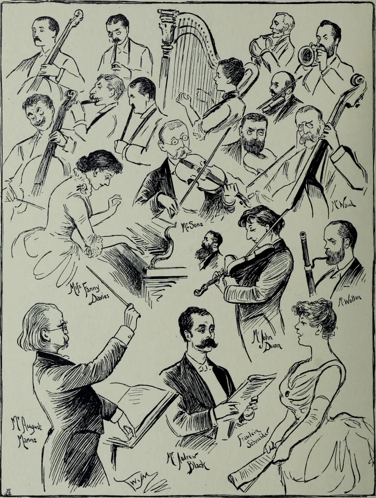 An illustration from Glasgow men and women, their children and some strangers within their gates : a selection from the sketches of Twym / by A.S. Boyd, 1905, leaf 109