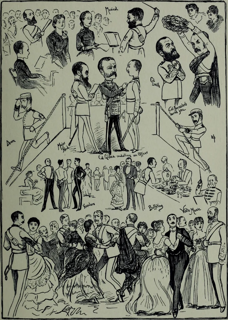 An illustration from Glasgow men and women, their children and some strangers within their gates : a selection from the sketches of Twym / by A.S. Boyd, 1905, leaf 124