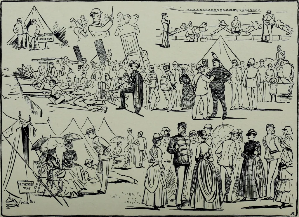 An illustration from Glasgow men and women, their children and some strangers within their gates : a selection from the sketches of Twym / by A.S. Boyd, 1905, leaf 125
