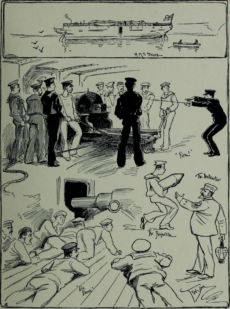 An illustration from Glasgow men and women, their children and some strangers within their gates : a selection from the sketches of Twym / by A.S. Boyd, 1905, leaf 132