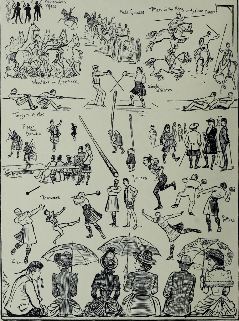 An illustration from Glasgow men and women, their children and some strangers within their gates : a selection from the sketches of Twym / by A.S. Boyd, 1905, leaf 137