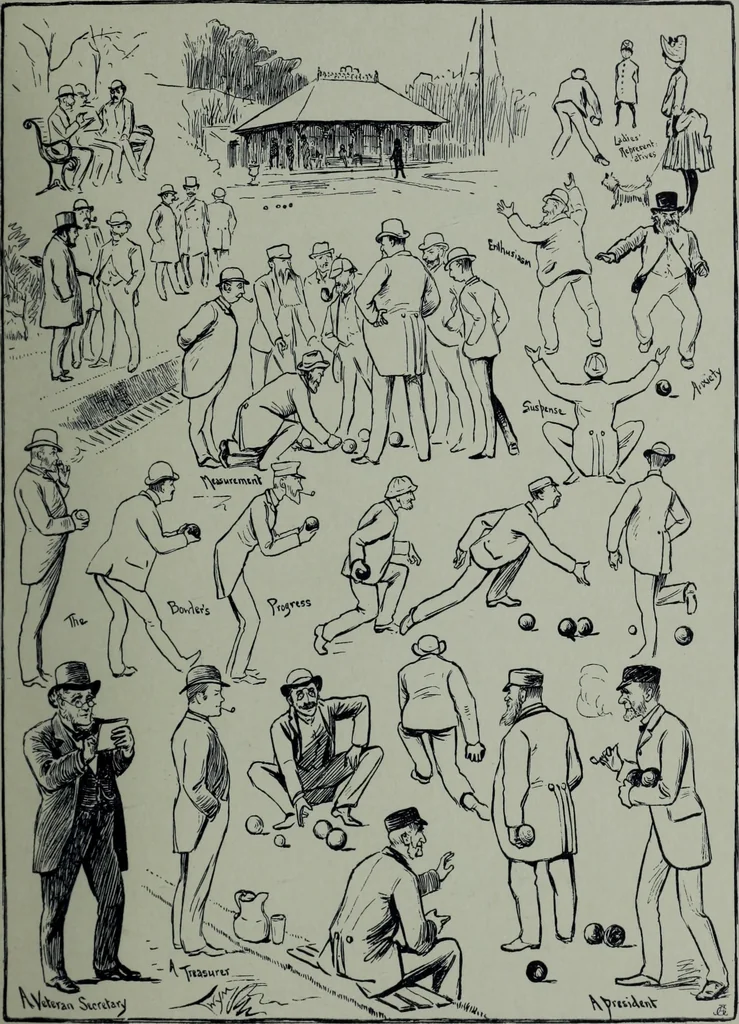 An illustration from Glasgow men and women, their children and some strangers within their gates : a selection from the sketches of Twym / by A.S. Boyd, 1905, leaf 144