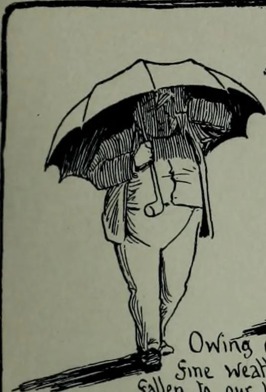 An illustration from Glasgow men and women, their children and some strangers within their gates : a selection from the sketches of Twym / by A.S. Boyd, 1905, leaf 172