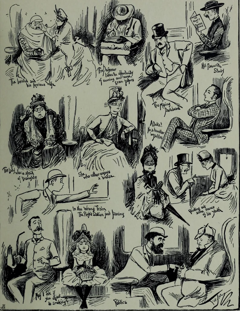 An illustration from Glasgow men and women, their children and some strangers within their gates : a selection from the sketches of Twym / by A.S. Boyd, 1905, leaf 192