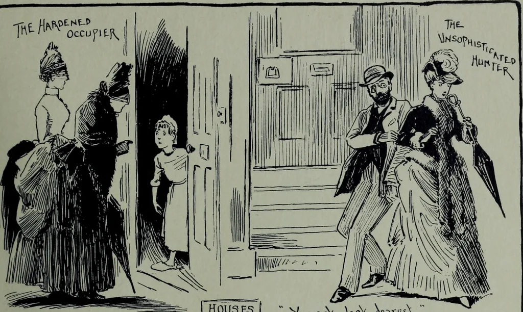 An illustration from Glasgow men and women, their children and some strangers within their gates : a selection from the sketches of Twym / by A.S. Boyd, 1905, leaf 196