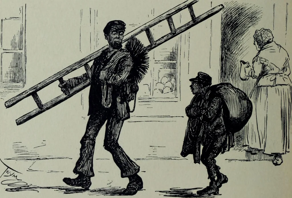 An illustration from Glasgow men and women, their children and some strangers within their gates : a selection from the sketches of Twym / by A.S. Boyd, 1905, leaf 237