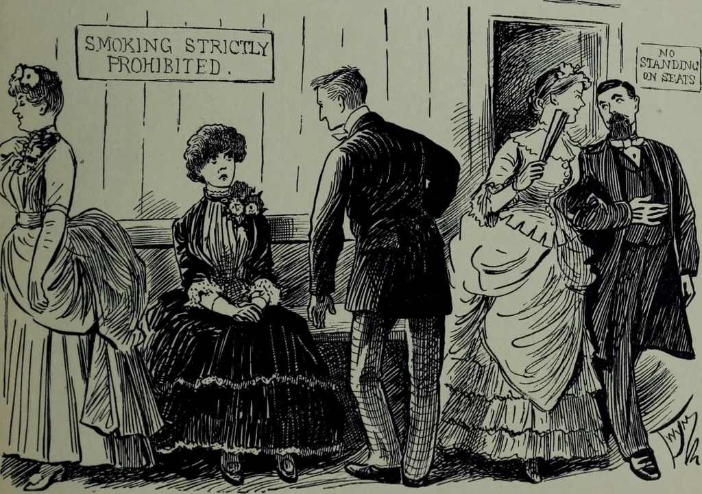 An illustration from Glasgow men and women, their children and some strangers within their gates : a selection from the sketches of Twym / by A.S. Boyd, 1905, leaf 240