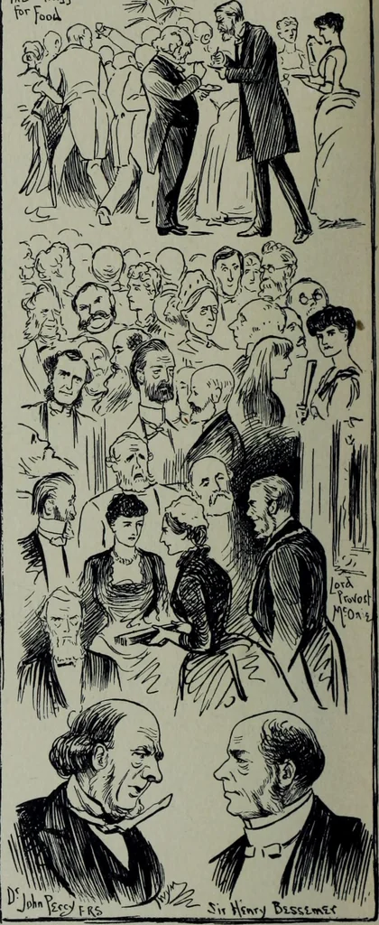 An illustration from Glasgow men and women, their children and some strangers within their gates : a selection from the sketches of Twym / by A.S. Boyd, 1905, leaf 25