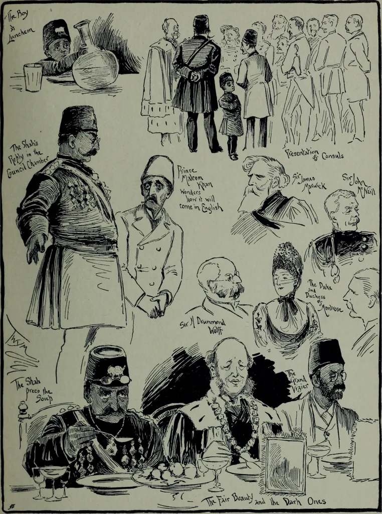 An illustration from Glasgow men and women, their children and some strangers within their gates : a selection from the sketches of Twym / by A.S. Boyd, 1905, leaf 36