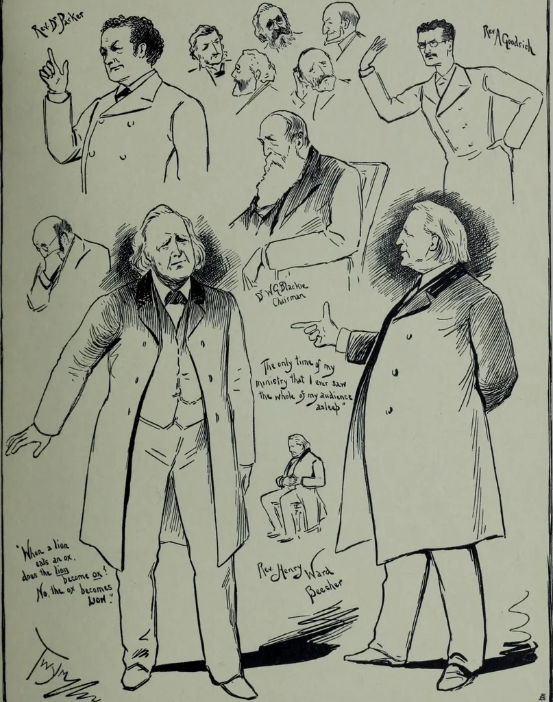 An illustration from Glasgow men and women, their children and some strangers within their gates : a selection from the sketches of Twym / by A.S. Boyd, 1905, leaf 88