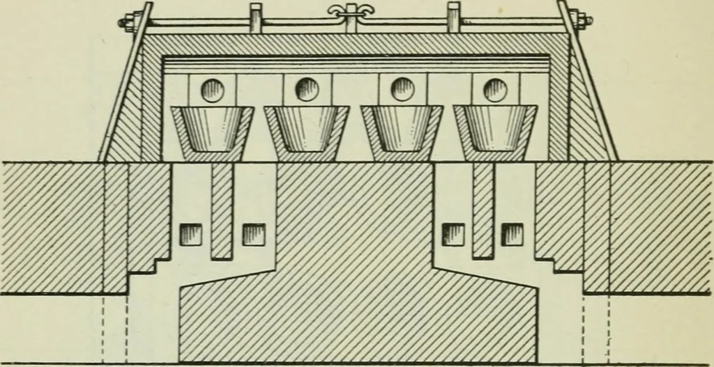 An illustration from Glass and glass manufacture, 1919, leaf 66