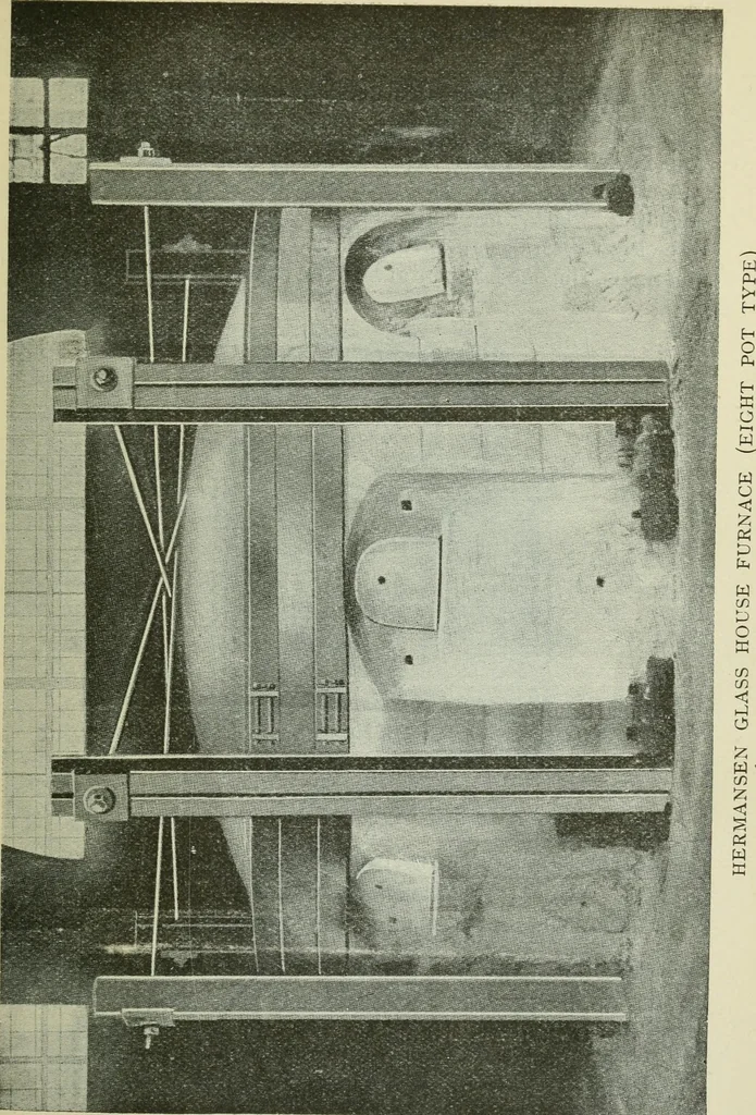 An illustration from Glass and glass manufacture, 1919, leaf 69