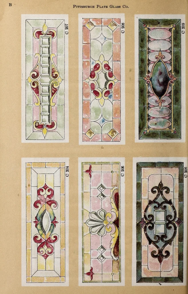 An illustration from Glass, paints, oils and painters' sundries : Pittsburgh Plate Glass Company., 1901, leaf 274