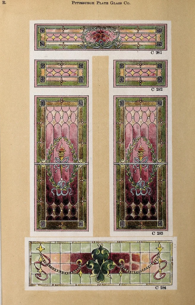 An illustration from Glass, paints, oils and painters' sundries : Pittsburgh Plate Glass Company., 1901, leaf 290