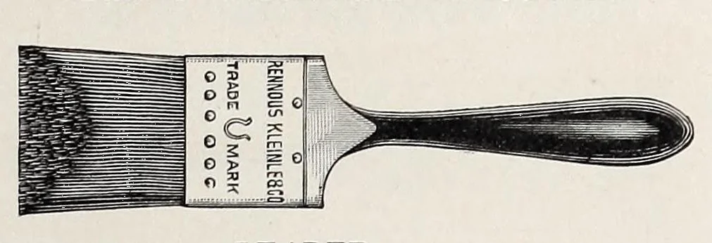 An illustration from Glass, paints, oils and painters' sundries : Pittsburgh Plate Glass Company., 1901, leaf 99