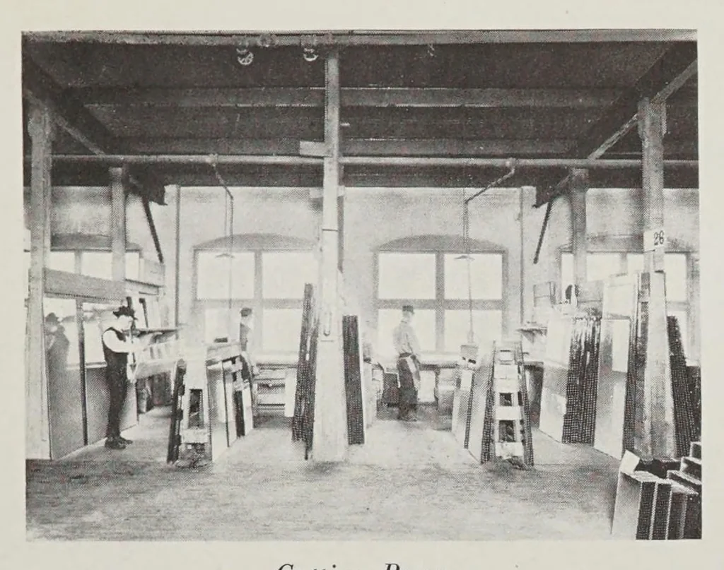 An illustration from Glass paints, varnishes and brushes : their history, manufacture and use, 1923, leaf 201