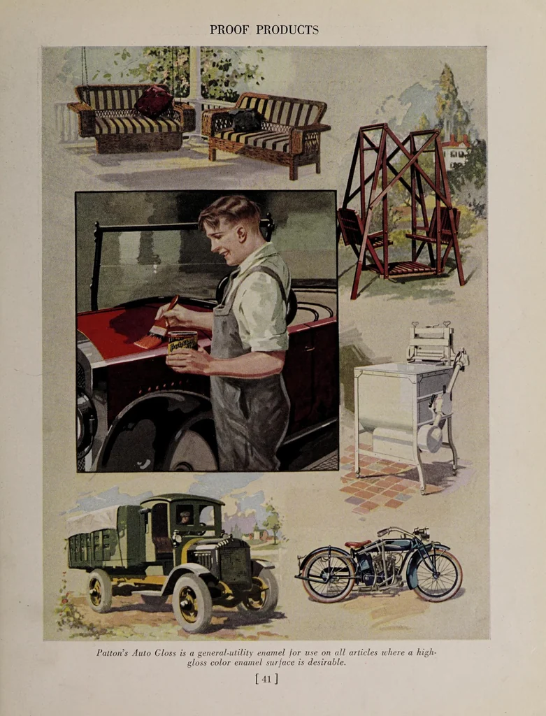 An illustration from Glass paints, varnishes and brushes : their history, manufacture and use, 1923, leaf 281