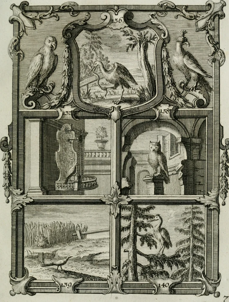 An illustration from Güldene Aepfel in silbernen Schalen, das ist, Worte geredet zu seiner Zeit über 400 Sinnbilder von allerley Zeiten und Umständen des menschlichen Lebens zu Beförderung der Erbauung, 1746, leaf 92