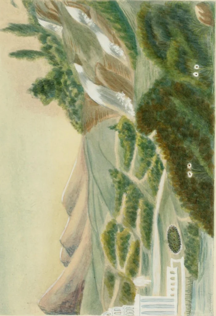 An illustration from Gleams of light and glimpses thro' the rift, 1893, leaf 214