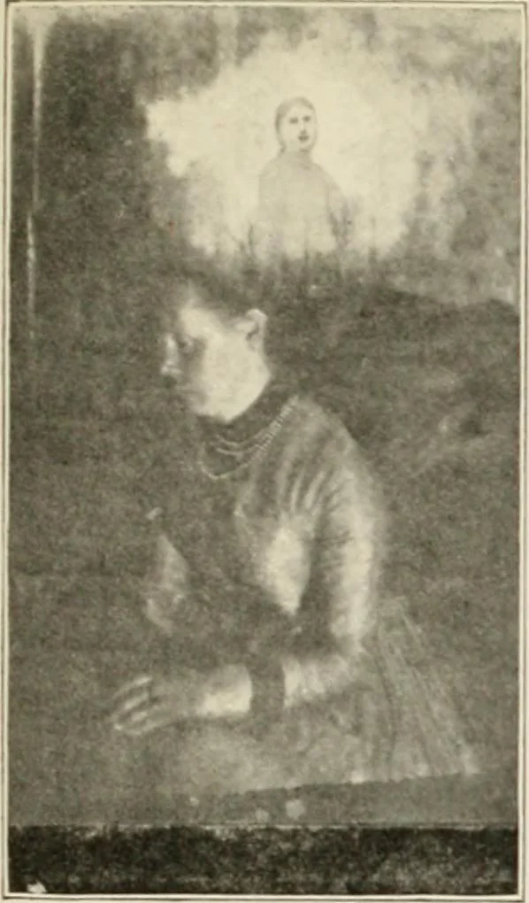 An illustration from Gleams of light and glimpses thro' the rift, 1893, leaf 296