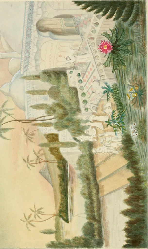An illustration from Gleams of light and glimpses thro' the rift, 1893, leaf 375