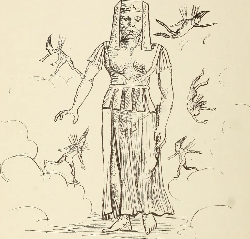 An illustration from Gleams of light and glimpses thro' the rift, 1893, leaf 461