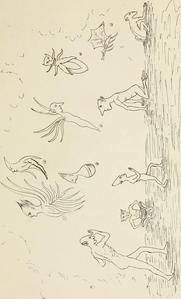 An illustration from Gleams of light and glimpses thro' the rift, 1893, leaf 582
