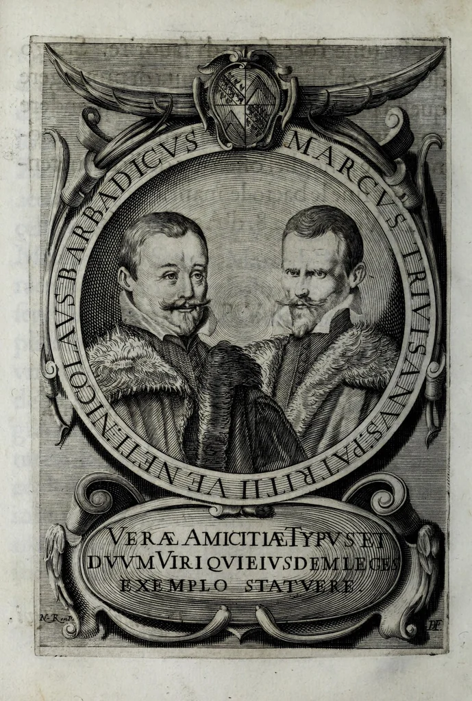 An illustration from Gli amici eroi : favola tragicomica boscareccia, 1628, leaf 12
