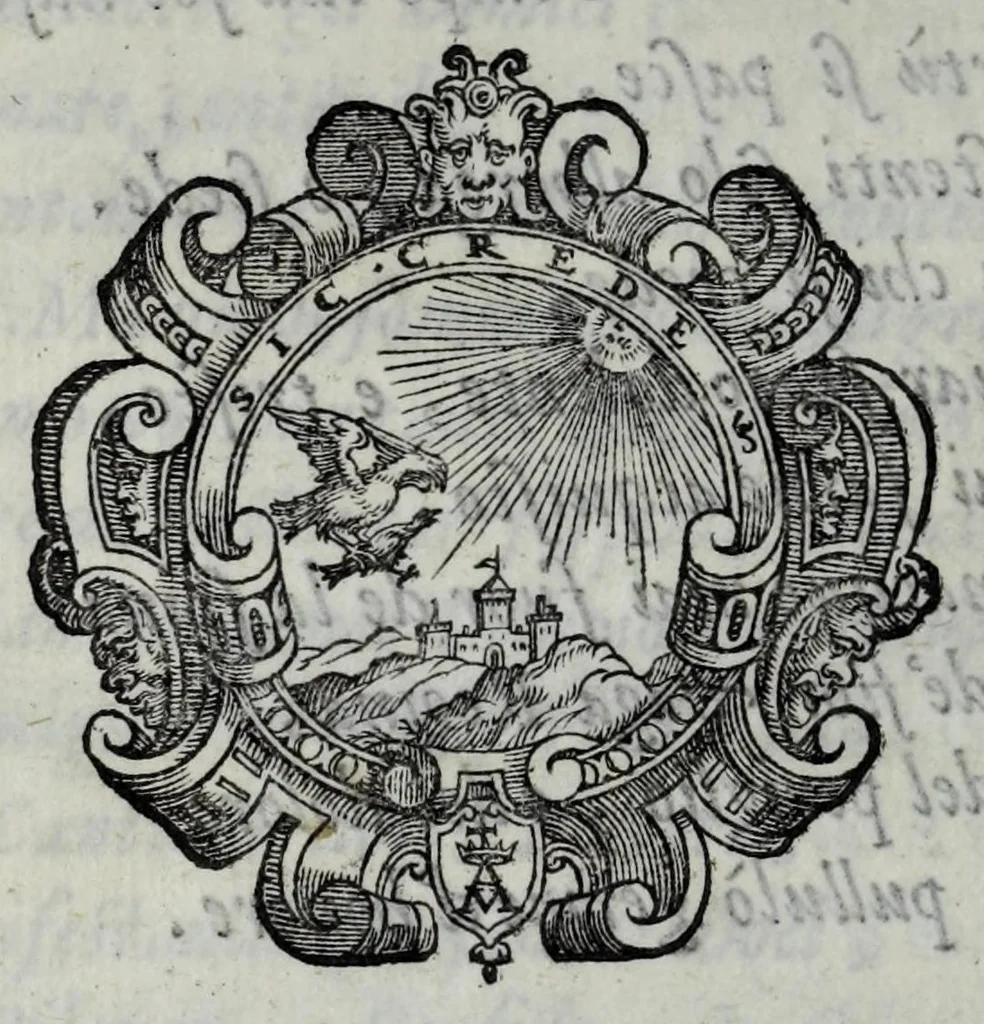 An illustration from Gli amici eroi : favola tragicomica boscareccia, 1628, leaf 200